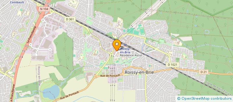 localisation de l'entreprise H S B  ROISSY-EN-BRIE