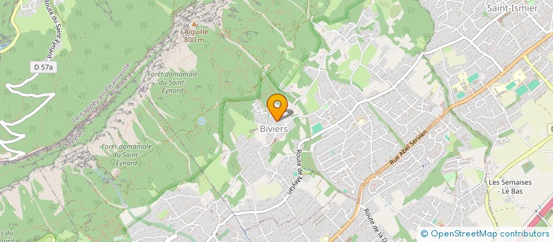 localisation de l'entreprise H.S.B.  BIVIERS