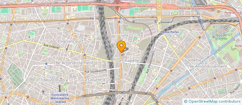 localisation de l'entreprise H.S.B. INTERNATIONALE à PARIS