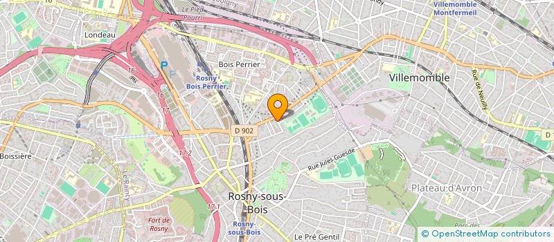localisation de l'entreprise H&S CONNECT à ROSNY-SOUS-BOIS