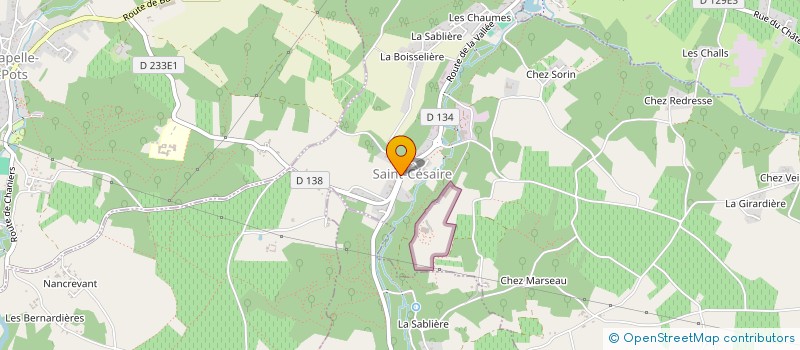 localisation de l'entreprise H.S. COURSES  BRIZAMBOURG