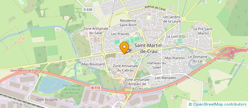 localisation de l'entreprise H. S. D. à SAINT-MARTIN-DE-CRAU