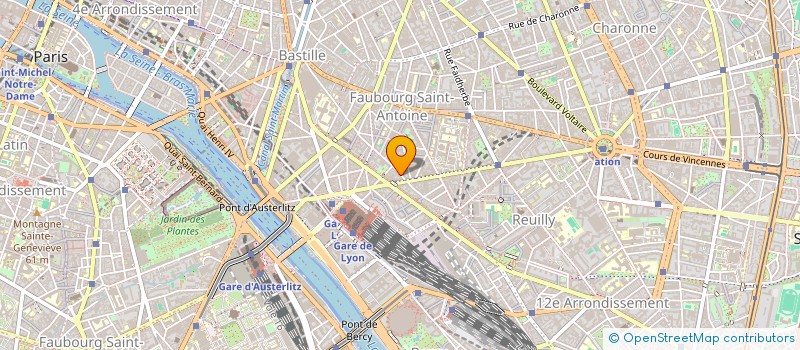 localisation de l'entreprise H.S.D.  ENTREPRISE  PARIS