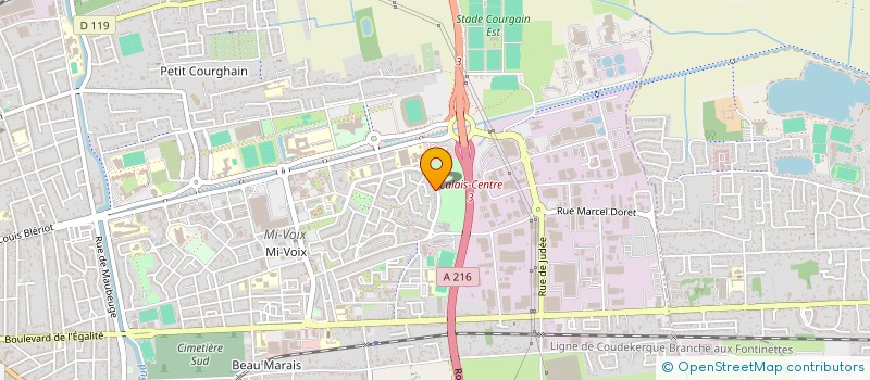 localisation de l'entreprise H-S-E  CALAIS