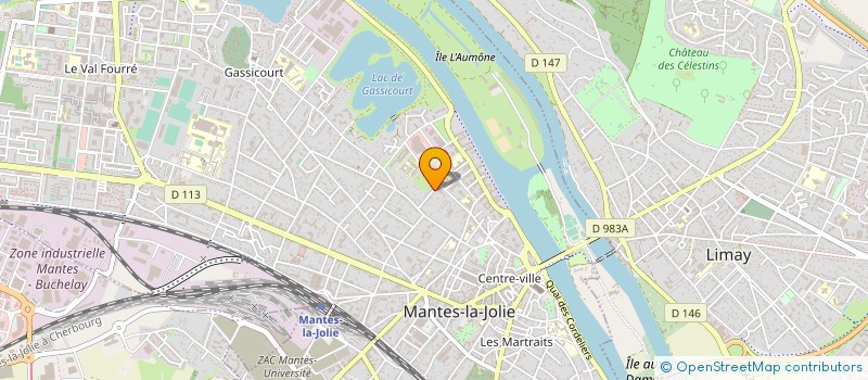 localisation de l'entreprise H S E F  MANTES-LA-JOLIE