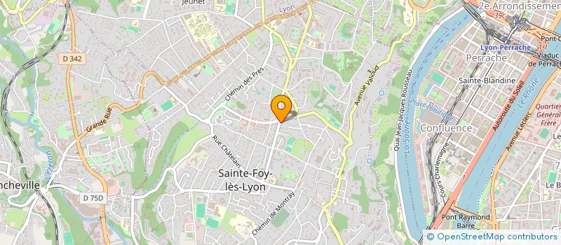 localisation de l'entreprise H&S INVESTISSEMENTS à SAINTE-FOY-LES-LYON