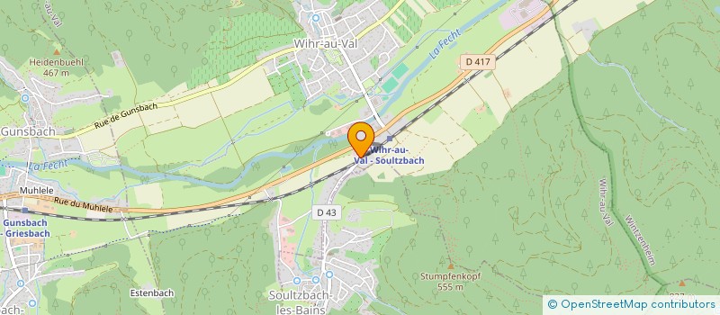 localisation de l'entreprise H & S INVESTISSEMENTS  WIHR-AU-VAL