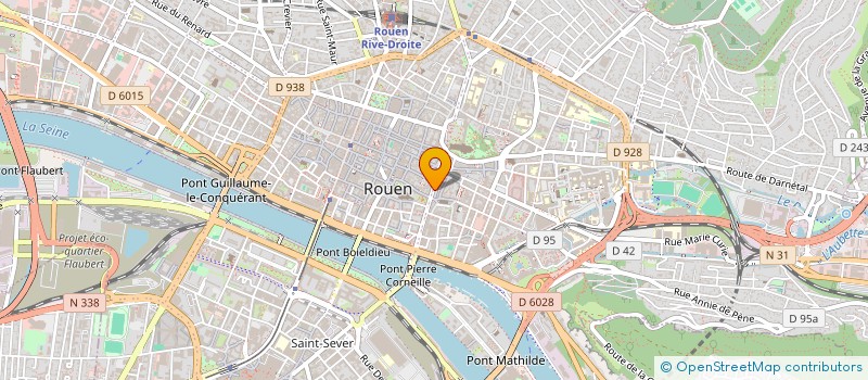 localisation de l'entreprise H.S.J à ROUEN