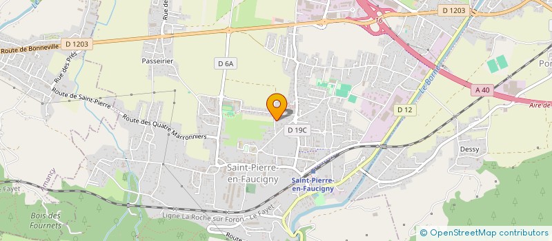 localisation de l'entreprise H.S.L.TRANSPORTS LOGISTIQUES EUROPE  LA ROCHE-SUR-FORON