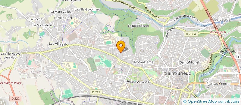 localisation de l'entreprise H.S.M à SAINT-BRIEUC