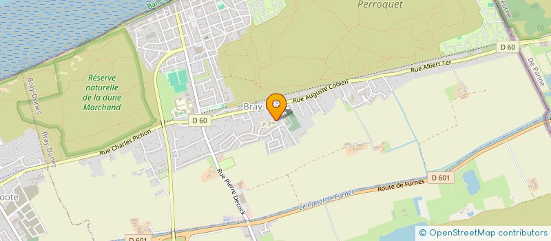 localisation de l'entreprise H.S.M.S.  BRAY-DUNES