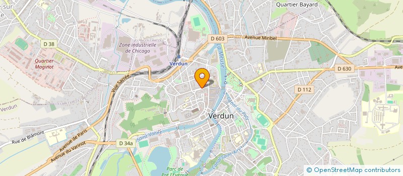 localisation de l'entreprise H.S.P à VERDUN