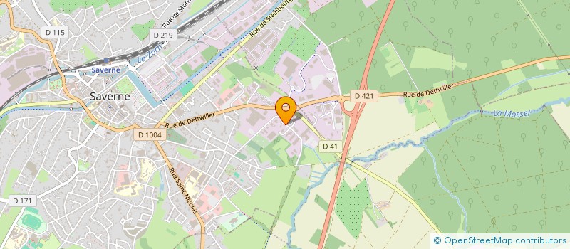 localisation de l'entreprise H & S ROBOTICA  SAVERNE