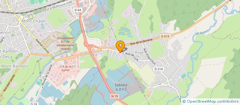 localisation de l'entreprise H.S.T.B. EDITIONS ET COMMUNICATION  ROYE