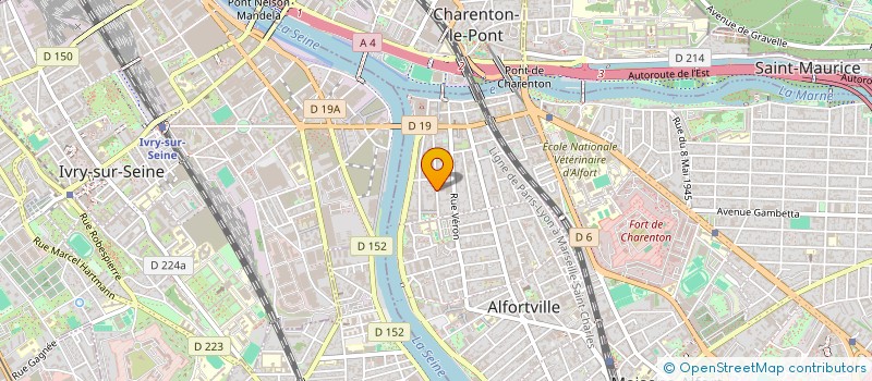 localisation de l'entreprise H-SDF à ALFORTVILLE
