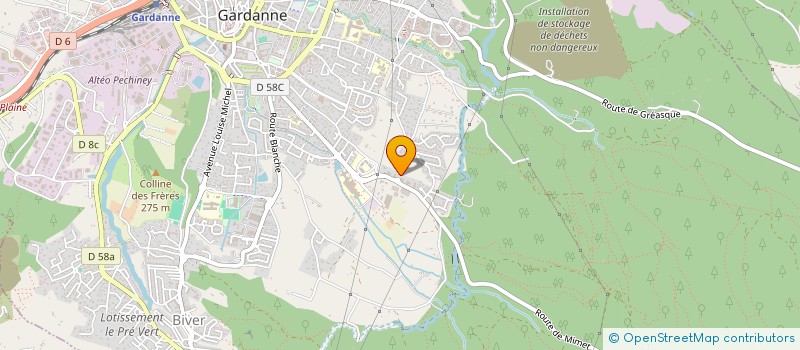 localisation de l'entreprise H-SECURE à GARDANNE