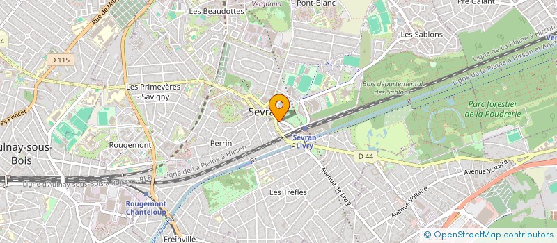 localisation de l'entreprise H. SERVICES ET PRESTATIONS à SEVRAN