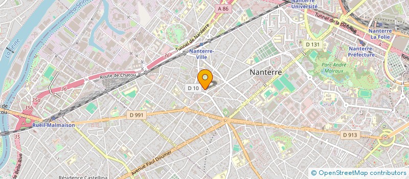 localisation de l'entreprise H SOCIETY  NANTERRE