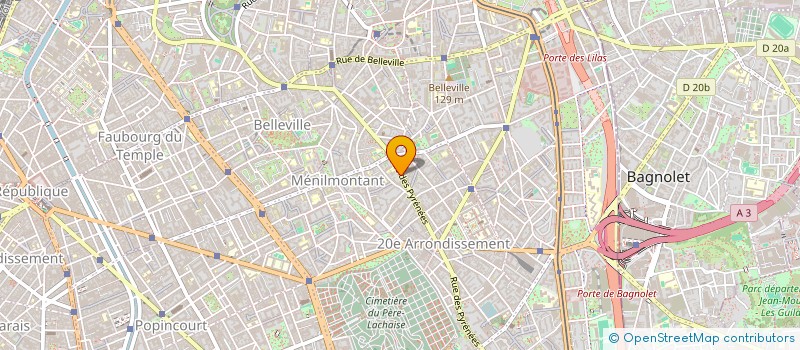 localisation de l'entreprise H SOLUTIONS  PARIS