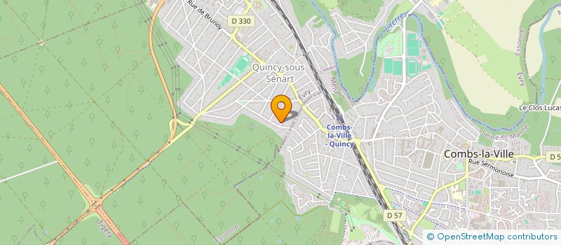 localisation de l'entreprise H SOLUTIONS & CONSULTING  QUINCY-SOUS-SENART