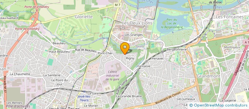 localisation de l'entreprise H-SOUND  JOUE-LES-TOURS