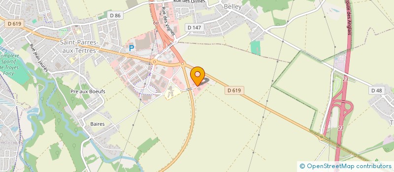 localisation de l'entreprise H.STYL.EVENTS&PROD  SAINT-PARRES-AUX-TERTRES