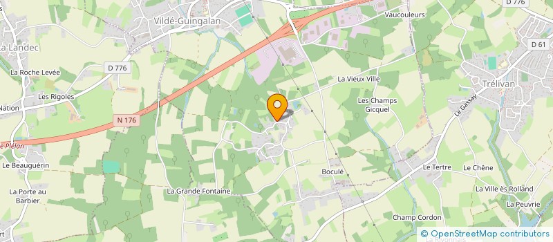 localisation de l'entreprise H.SYSTEME à VILDE-GUINGALAN