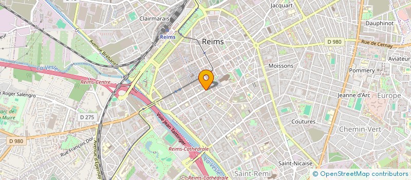 localisation de l'entreprise H.T  REIMS