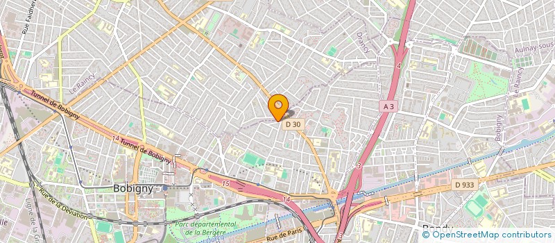 localisation de l'entreprise H.T 786  BOBIGNY