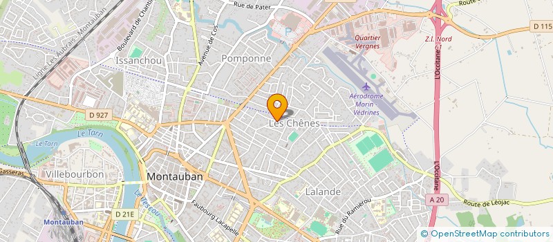 localisation de l'entreprise H - T à MONTAUBAN