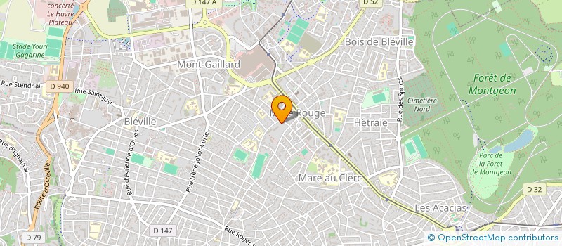 localisation de l'entreprise H.T.C RENOV à LE HAVRE