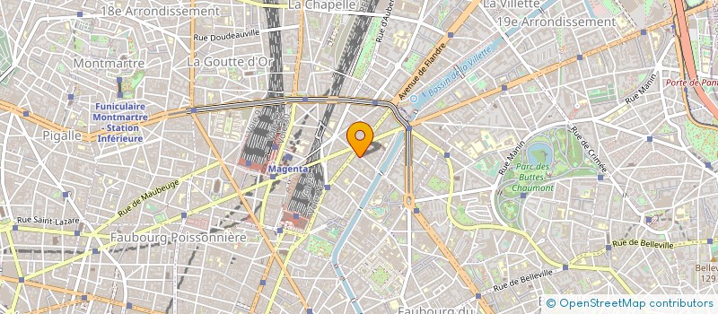 localisation de l'entreprise H.T.D.  PARIS