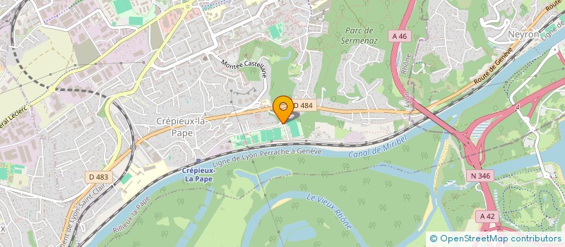 localisation de l'entreprise H.T. FLORENT  RILLIEUX-LA-PAPE