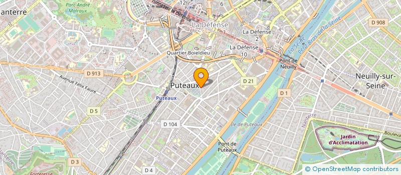 localisation de l'entreprise H.T.FRANCE à PUTEAUX