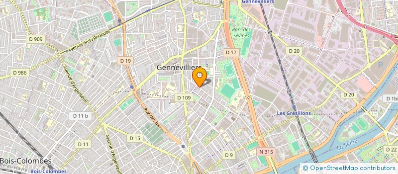 localisation de l'entreprise H&T GROUP  GENNEVILLIERS