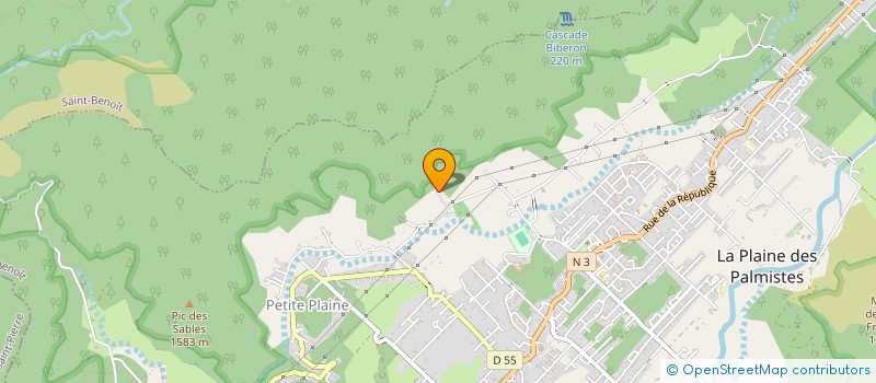 localisation de l'entreprise H-T IMMOBILIER à SAINTE-MARIE