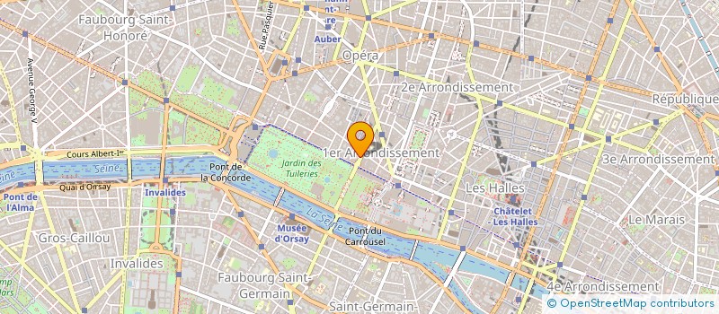 localisation de l'entreprise H.T. INVESTISSEMENTS  PARIS