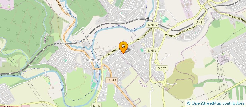 localisation de l'entreprise H T M  HOMECOURT