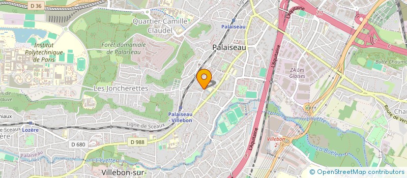 localisation de l'entreprise H T MOTO à PALAISEAU