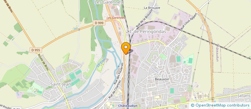localisation de l'entreprise H.T.P. à CHATEAUDUN