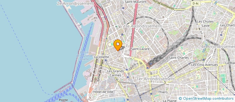 localisation de l'entreprise H.T.P.M. à MARSEILLE