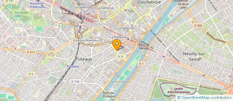 localisation de l'entreprise H&T SERVICES  PUTEAUX