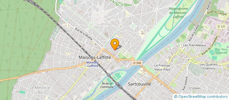 localisation de l'entreprise H.T. SERVICES VTC à MAISONS-LAFFITTE