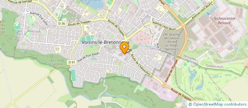 localisation de l'entreprise H.T.T.P PRO HTES TECHNO TTES PATISS PRO à VOISINS-LE-BRETONNEUX