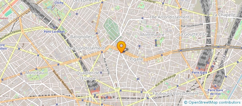 localisation de l'entreprise H.T.V.E.M à PARIS