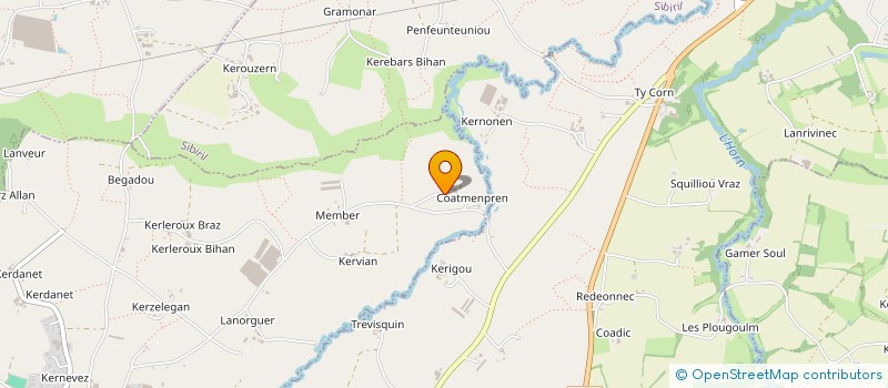 localisation de l'entreprise H-TAC à TREFLAOUENAN