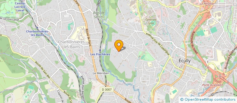 localisation de l'entreprise H-TAC YACHTING  ECULLY