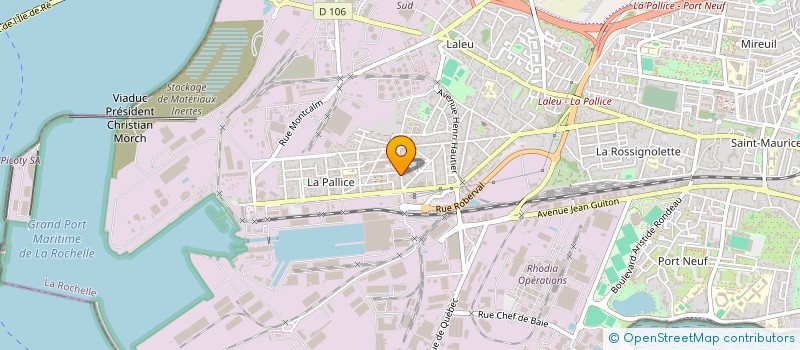 localisation de l'entreprise H TAG  LA ROCHELLE