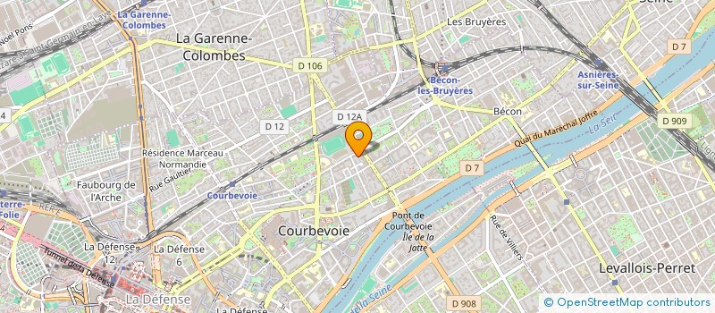 localisation de l'entreprise H TAROUTE BEAUTE à COURBEVOIE
