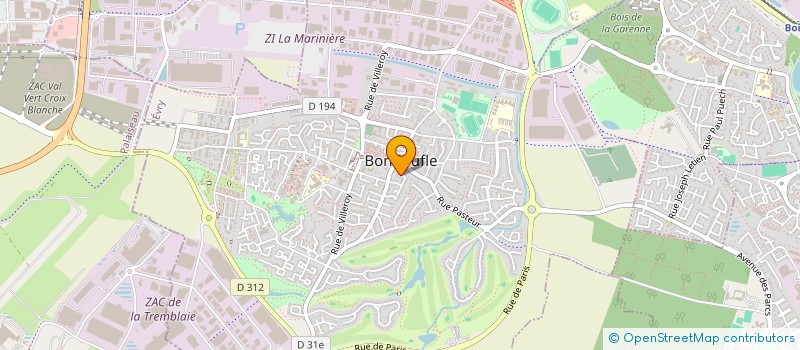 localisation de l'entreprise H-TAXI  PALAISEAU